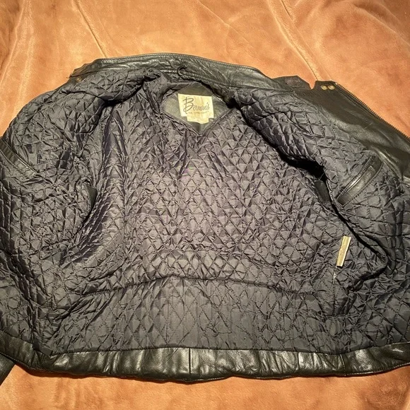 Berman’s Leather Biker Jacket - Picture 5 of 6